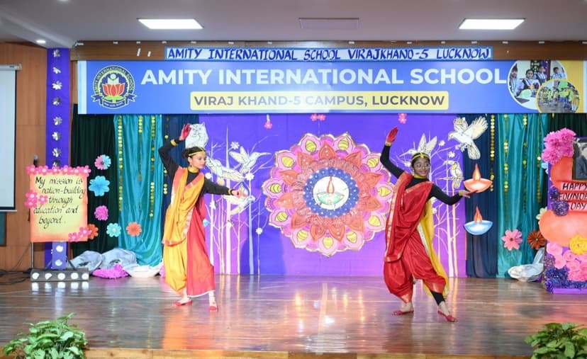 Founder's Day Celebration at Amity International School, Viraj Khand-5, Lucknow