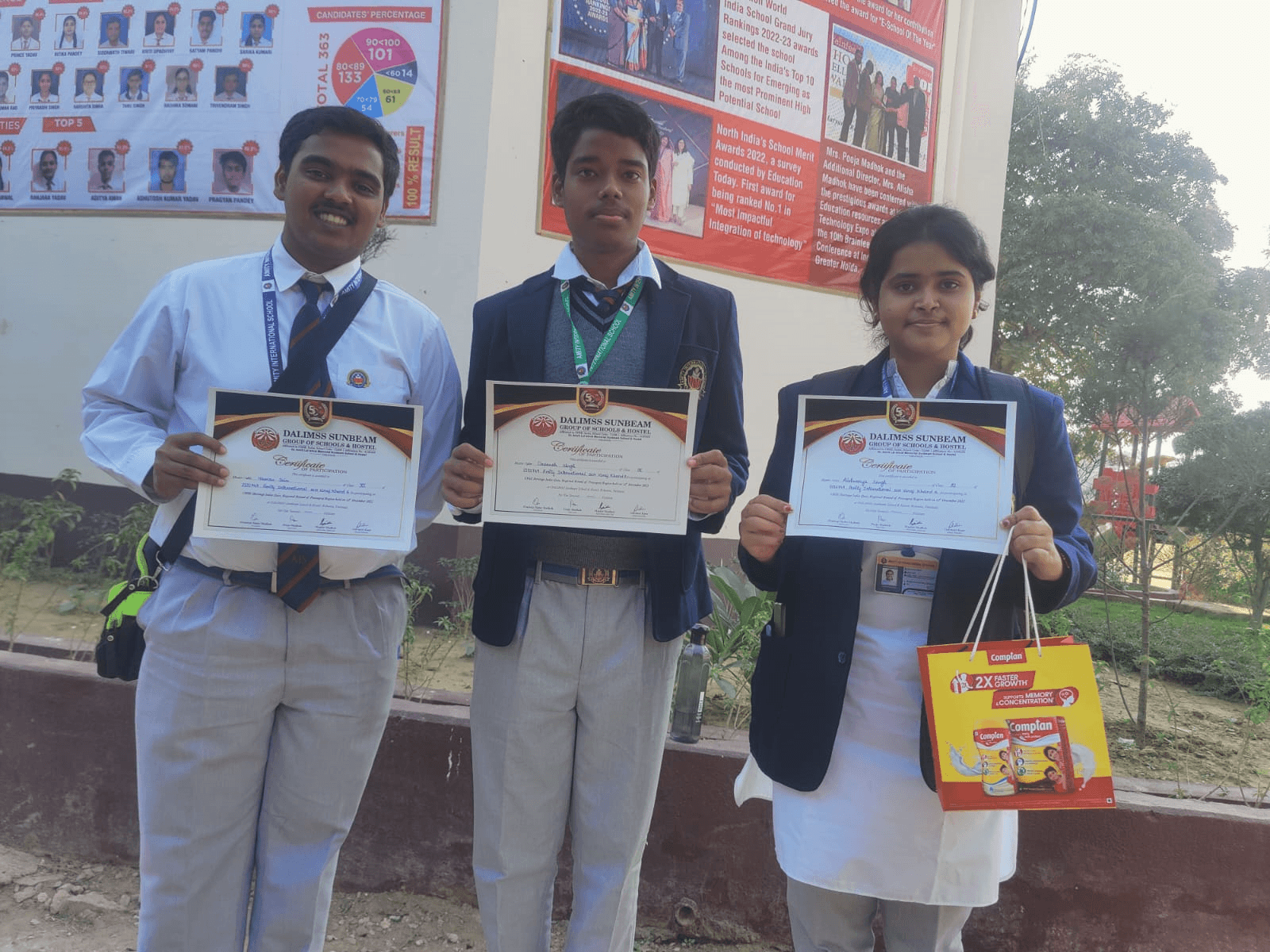 Students participating in the CBSE Heritage Quiz